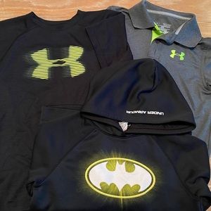Boys Lot of Three Under Armour Size Small